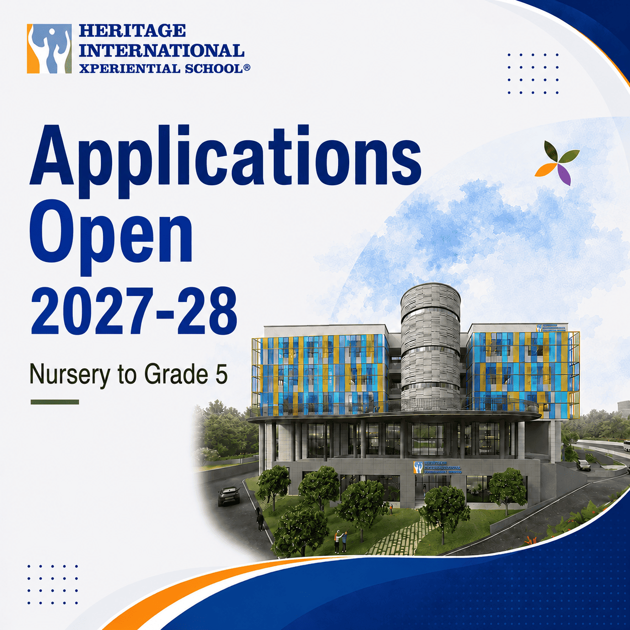 Heritage International Xperiential School — Applications Open, Academic Year 2027-28